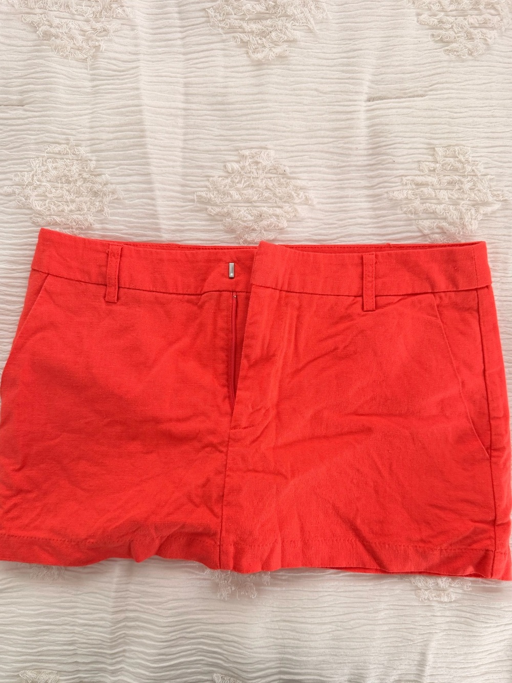 Women’s Bright Red Casual Mini Skort